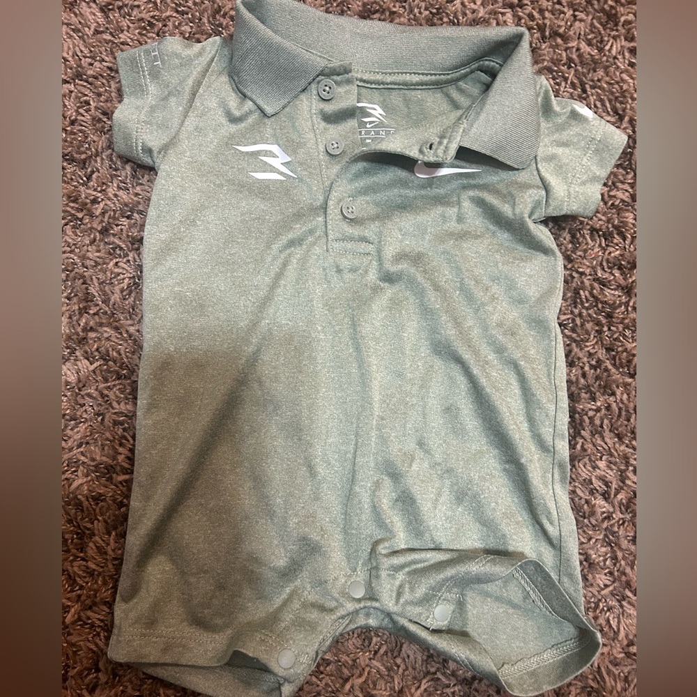 Nike Olive Green Kids Bodysuit